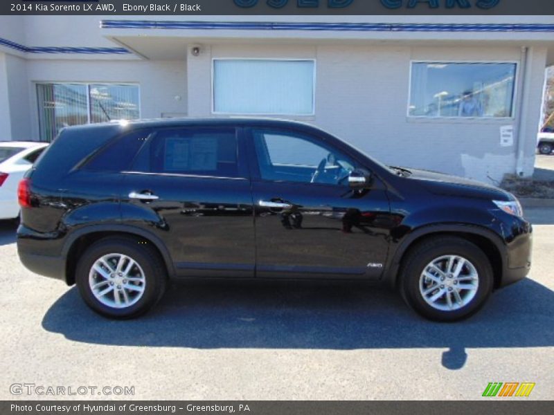 Ebony Black / Black 2014 Kia Sorento LX AWD