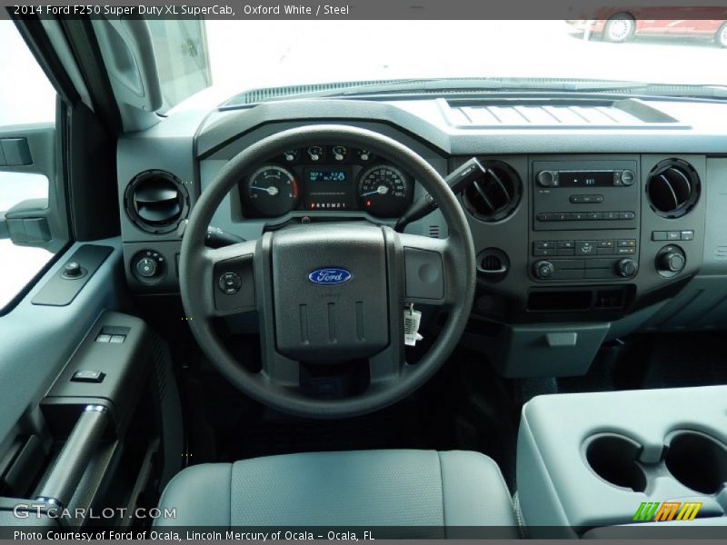 Oxford White / Steel 2014 Ford F250 Super Duty XL SuperCab