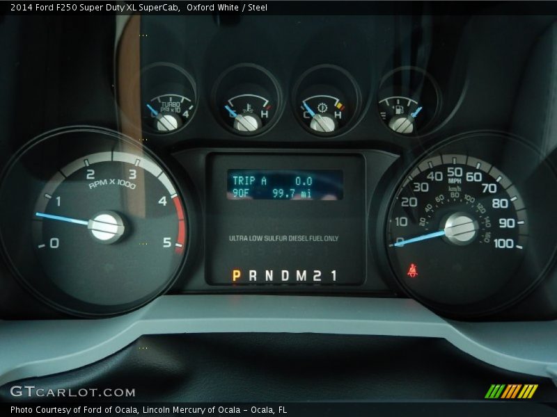 Oxford White / Steel 2014 Ford F250 Super Duty XL SuperCab