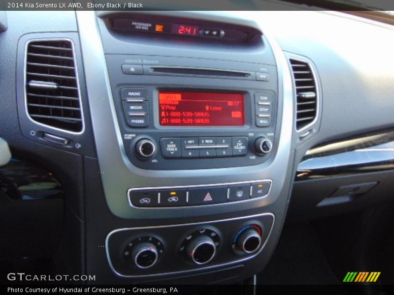 Ebony Black / Black 2014 Kia Sorento LX AWD