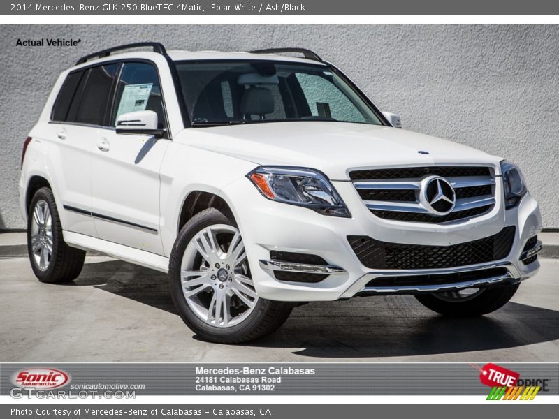 Polar White / Ash/Black 2014 Mercedes-Benz GLK 250 BlueTEC 4Matic