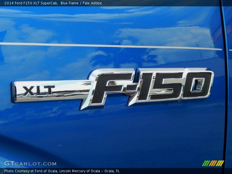 Blue Flame / Pale Adobe 2014 Ford F150 XLT SuperCab