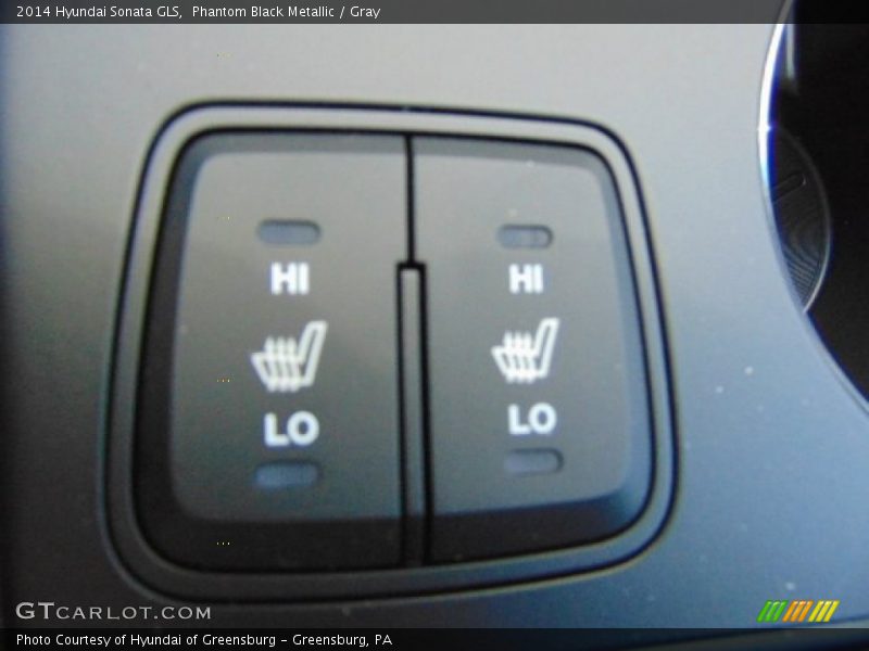 Phantom Black Metallic / Gray 2014 Hyundai Sonata GLS