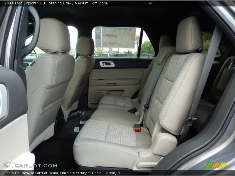 Sterling Gray / Medium Light Stone 2014 Ford Explorer XLT