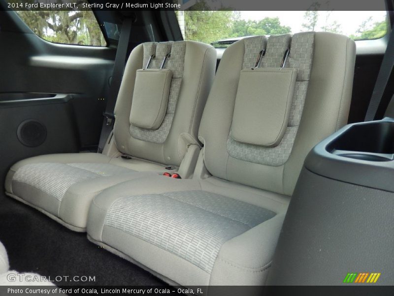 Sterling Gray / Medium Light Stone 2014 Ford Explorer XLT