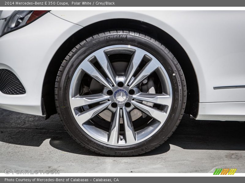 Polar White / Grey/Black 2014 Mercedes-Benz E 350 Coupe