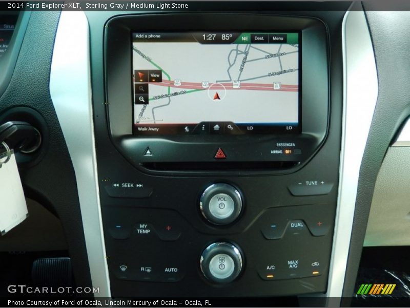 Sterling Gray / Medium Light Stone 2014 Ford Explorer XLT