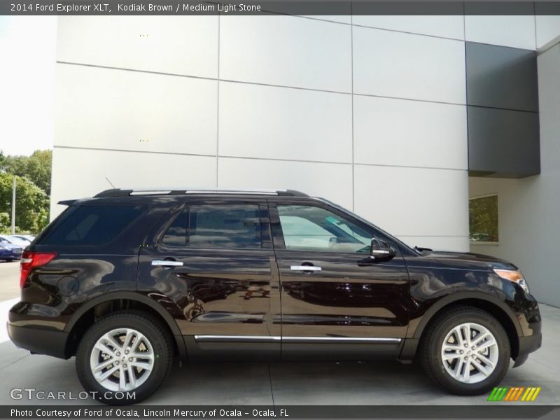 Kodiak Brown / Medium Light Stone 2014 Ford Explorer XLT