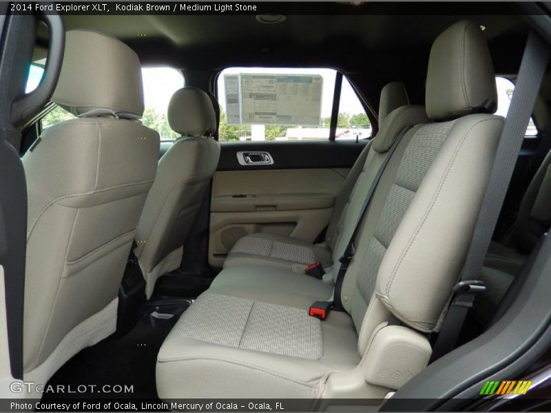 Kodiak Brown / Medium Light Stone 2014 Ford Explorer XLT