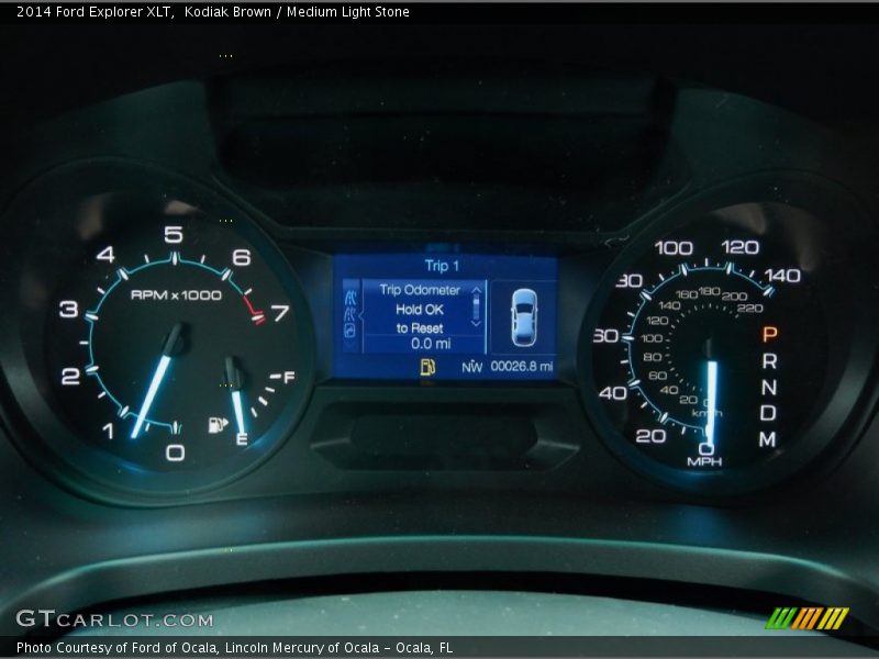 Kodiak Brown / Medium Light Stone 2014 Ford Explorer XLT