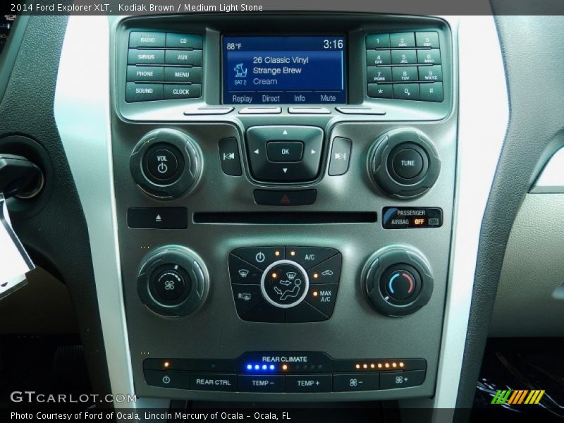 Kodiak Brown / Medium Light Stone 2014 Ford Explorer XLT