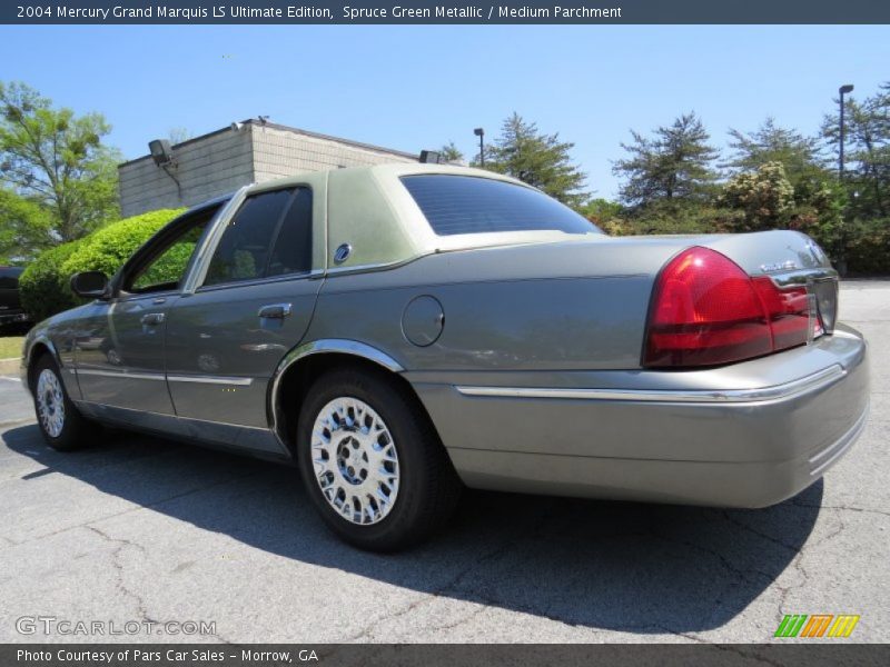 Spruce Green Metallic / Medium Parchment 2004 Mercury Grand Marquis LS Ultimate Edition