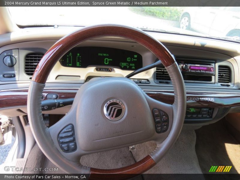 Spruce Green Metallic / Medium Parchment 2004 Mercury Grand Marquis LS Ultimate Edition