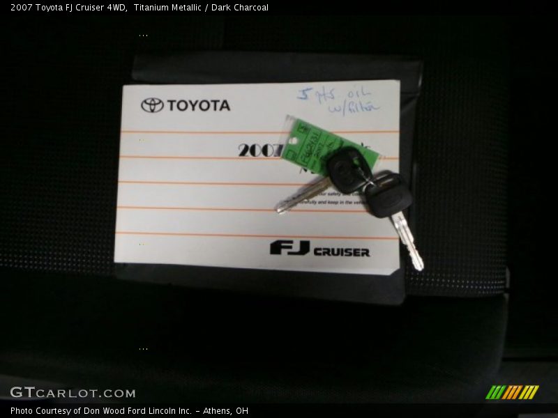 Titanium Metallic / Dark Charcoal 2007 Toyota FJ Cruiser 4WD