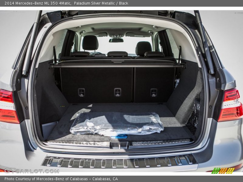 Paladium Silver Metallic / Black 2014 Mercedes-Benz ML 350 4Matic