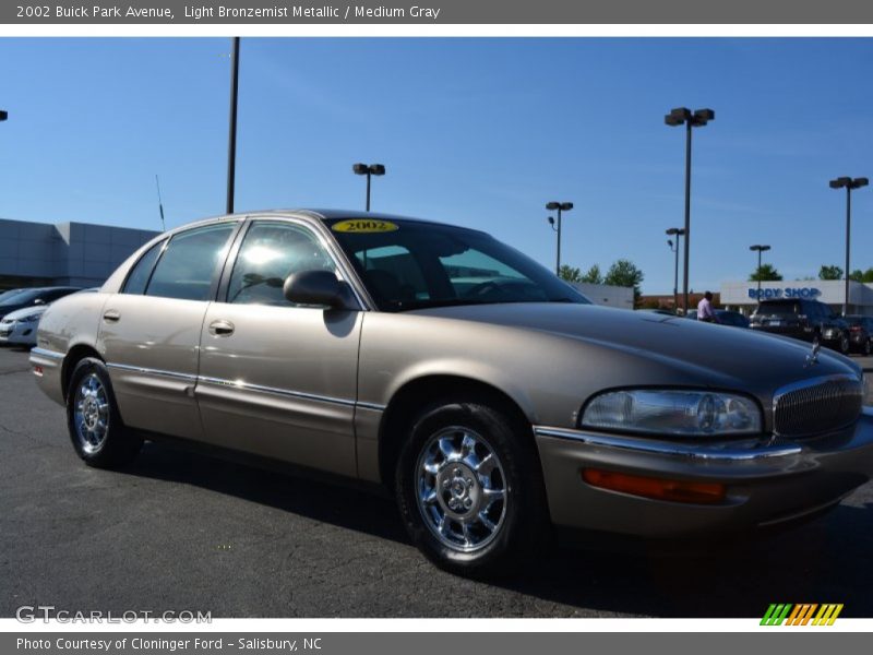 Light Bronzemist Metallic / Medium Gray 2002 Buick Park Avenue