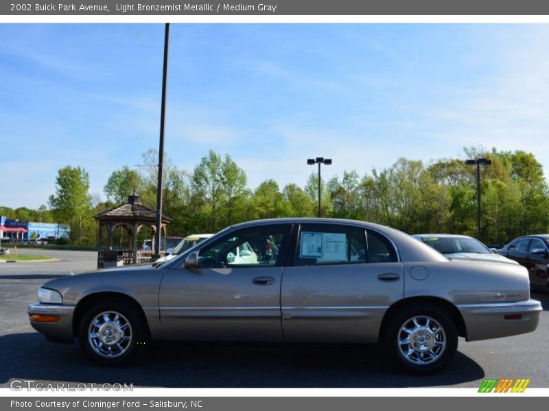 Light Bronzemist Metallic / Medium Gray 2002 Buick Park Avenue