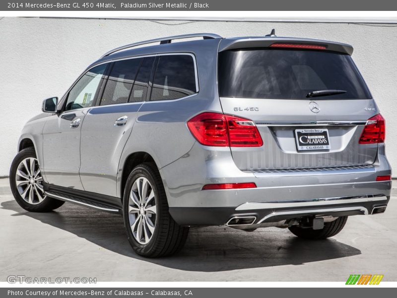 Paladium Silver Metallic / Black 2014 Mercedes-Benz GL 450 4Matic
