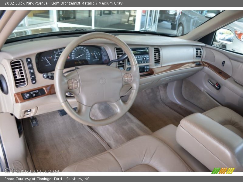 Light Bronzemist Metallic / Medium Gray 2002 Buick Park Avenue