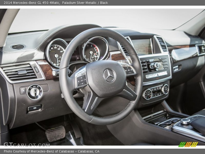 Paladium Silver Metallic / Black 2014 Mercedes-Benz GL 450 4Matic