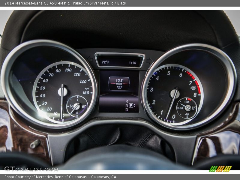Paladium Silver Metallic / Black 2014 Mercedes-Benz GL 450 4Matic