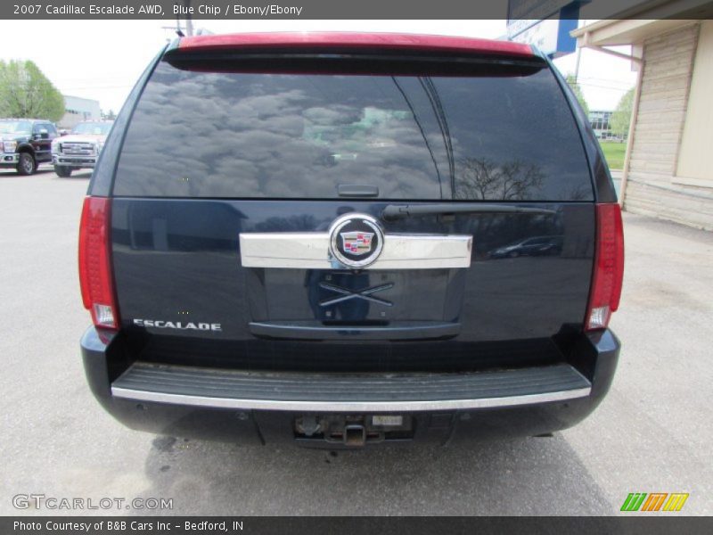 Blue Chip / Ebony/Ebony 2007 Cadillac Escalade AWD