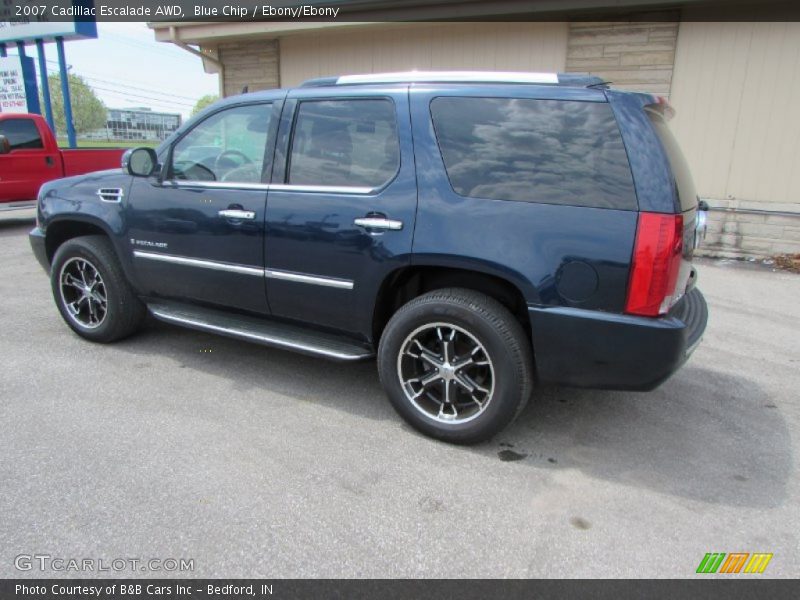 Blue Chip / Ebony/Ebony 2007 Cadillac Escalade AWD