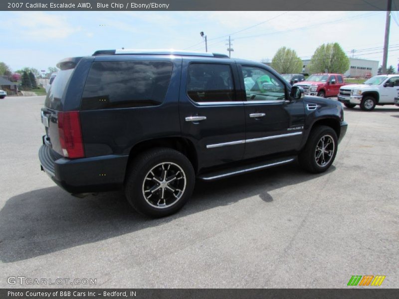Blue Chip / Ebony/Ebony 2007 Cadillac Escalade AWD