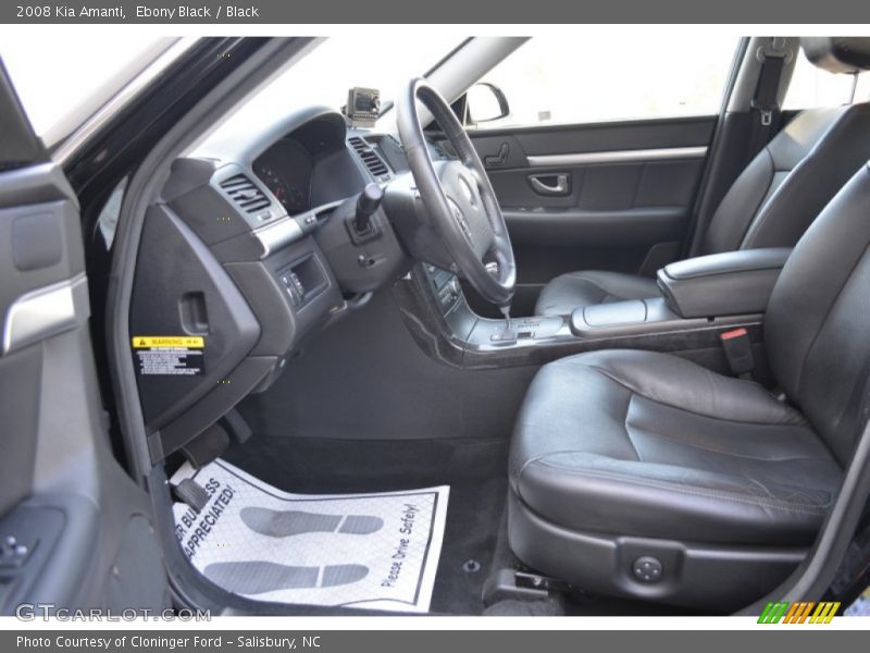 Ebony Black / Black 2008 Kia Amanti