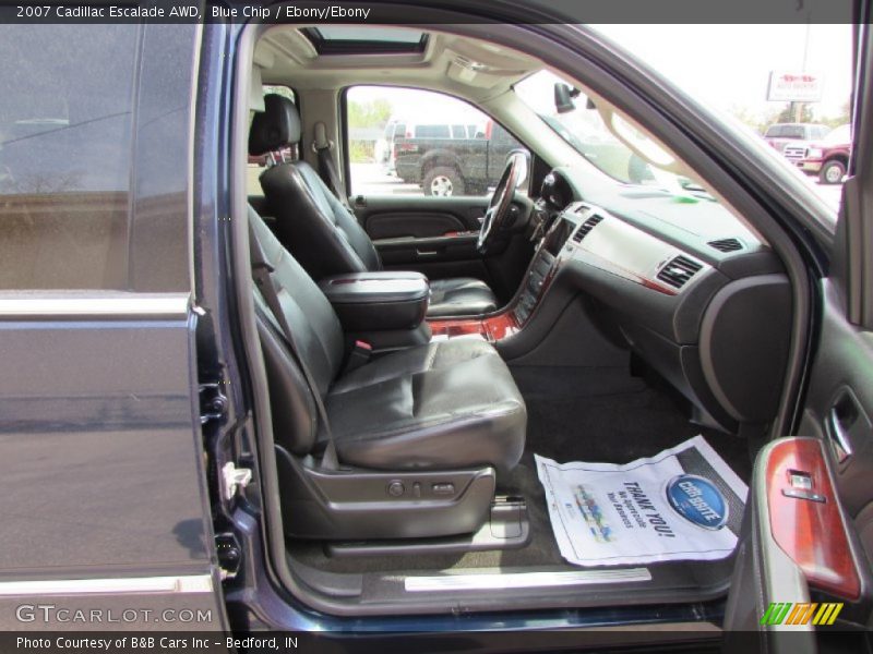 Blue Chip / Ebony/Ebony 2007 Cadillac Escalade AWD