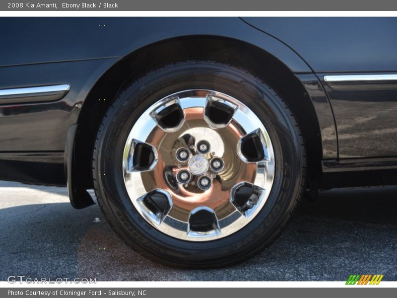 Ebony Black / Black 2008 Kia Amanti