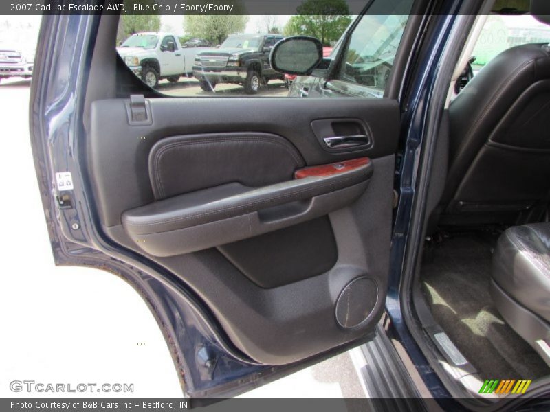Blue Chip / Ebony/Ebony 2007 Cadillac Escalade AWD