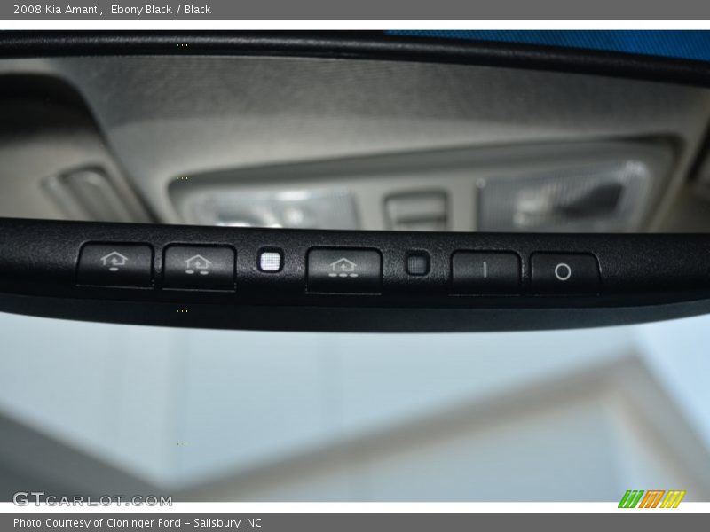 Ebony Black / Black 2008 Kia Amanti