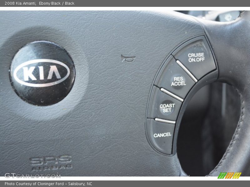 Ebony Black / Black 2008 Kia Amanti