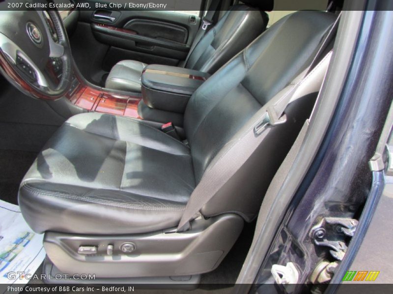 Blue Chip / Ebony/Ebony 2007 Cadillac Escalade AWD