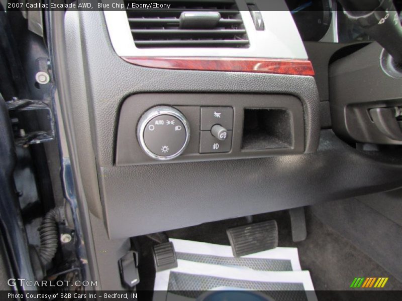Blue Chip / Ebony/Ebony 2007 Cadillac Escalade AWD