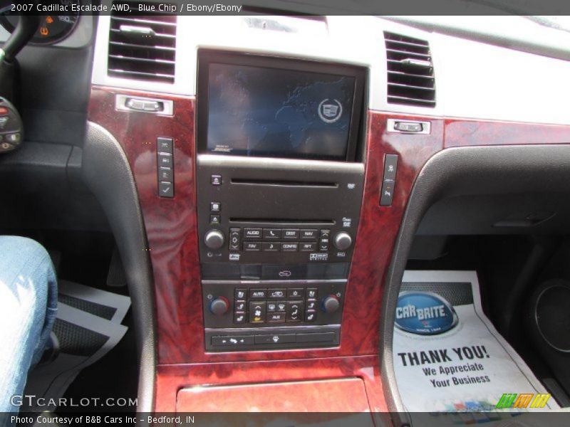 Blue Chip / Ebony/Ebony 2007 Cadillac Escalade AWD