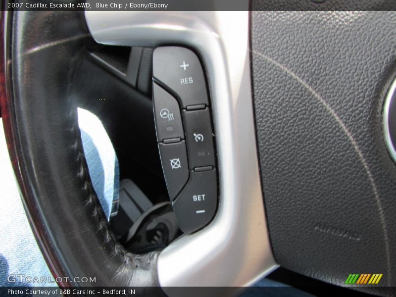 Blue Chip / Ebony/Ebony 2007 Cadillac Escalade AWD