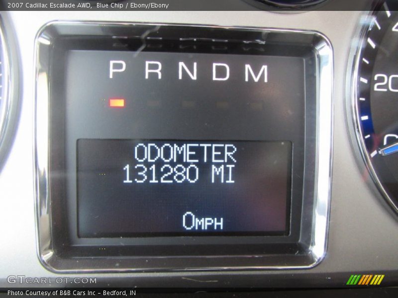 Blue Chip / Ebony/Ebony 2007 Cadillac Escalade AWD
