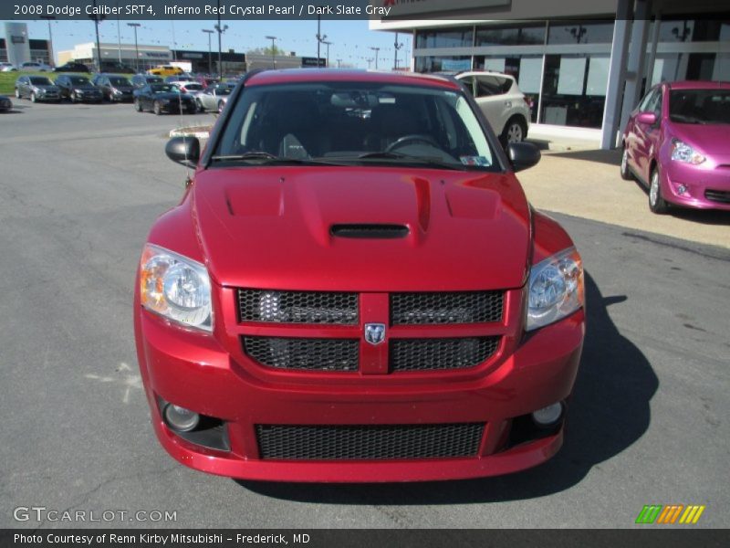 Inferno Red Crystal Pearl / Dark Slate Gray 2008 Dodge Caliber SRT4