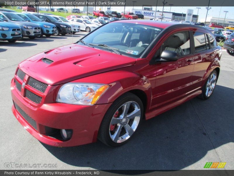 Inferno Red Crystal Pearl / Dark Slate Gray 2008 Dodge Caliber SRT4