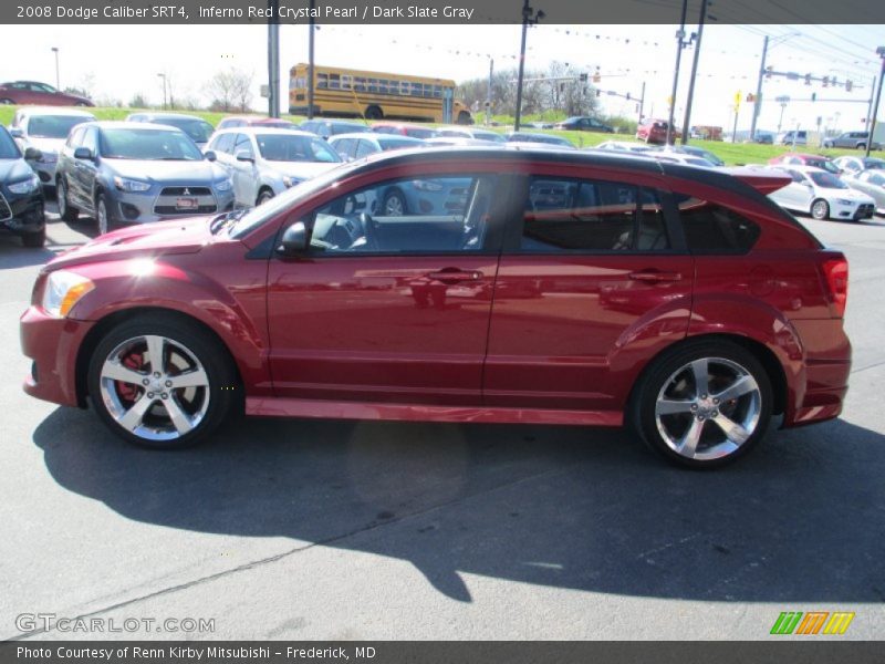 Inferno Red Crystal Pearl / Dark Slate Gray 2008 Dodge Caliber SRT4