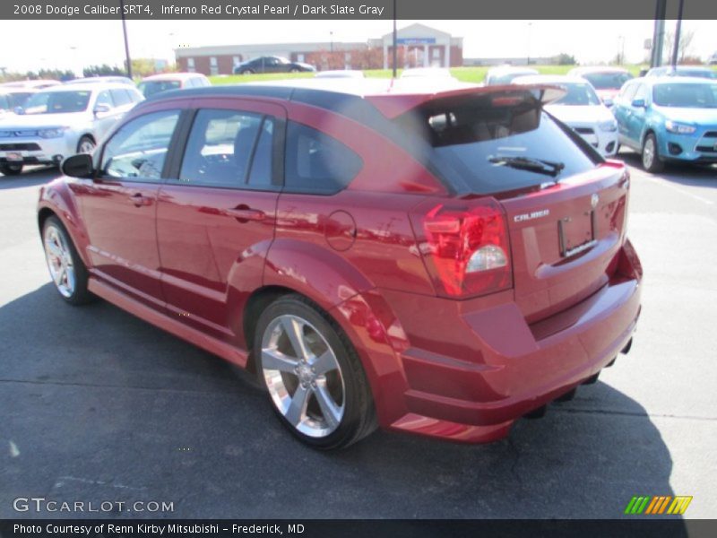 Inferno Red Crystal Pearl / Dark Slate Gray 2008 Dodge Caliber SRT4