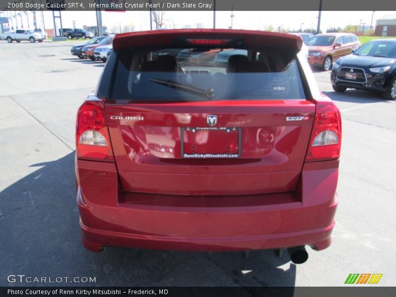 Inferno Red Crystal Pearl / Dark Slate Gray 2008 Dodge Caliber SRT4