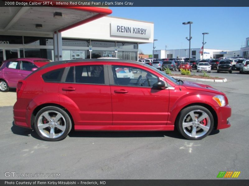 Inferno Red Crystal Pearl / Dark Slate Gray 2008 Dodge Caliber SRT4