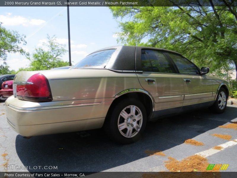 Harvest Gold Metallic / Medium Parchment 2000 Mercury Grand Marquis GS