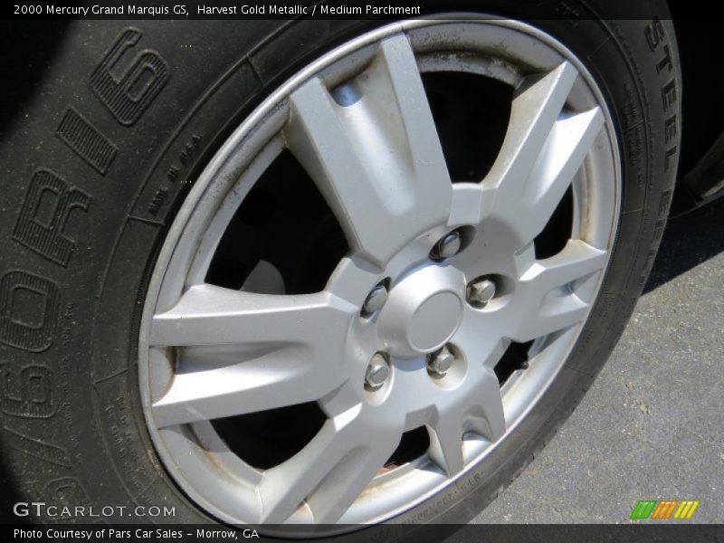 Harvest Gold Metallic / Medium Parchment 2000 Mercury Grand Marquis GS