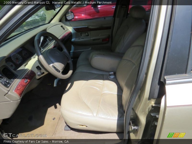 Harvest Gold Metallic / Medium Parchment 2000 Mercury Grand Marquis GS