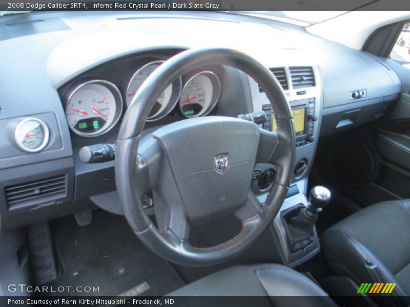 Inferno Red Crystal Pearl / Dark Slate Gray 2008 Dodge Caliber SRT4
