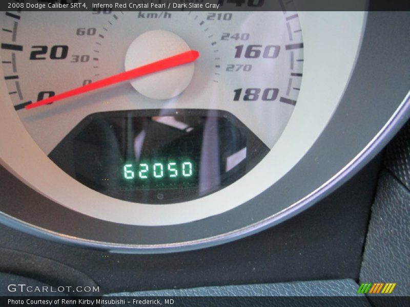 Inferno Red Crystal Pearl / Dark Slate Gray 2008 Dodge Caliber SRT4